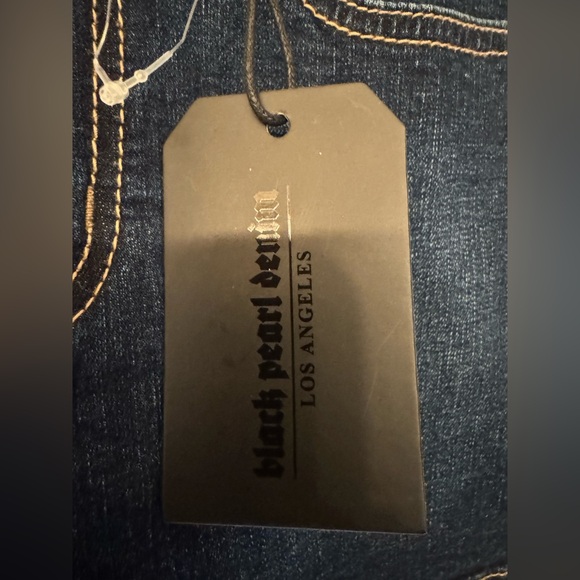 Black Pearl Denim Los Angeles Mia Dark Blue Women’s Shorts Size 3 - Picture 5 of 13